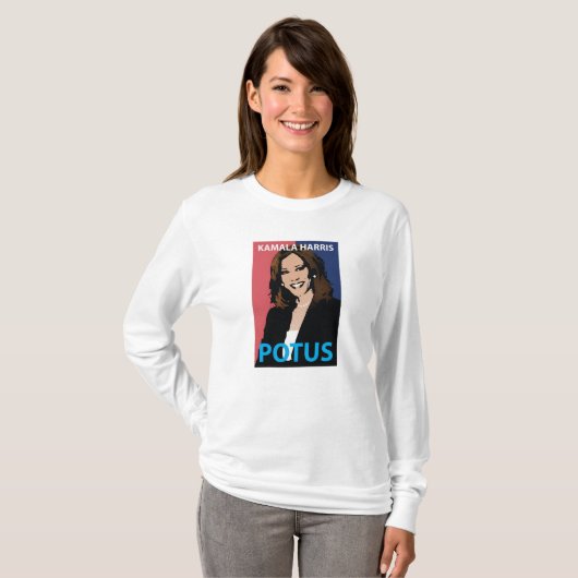T-shirt Kamala Harris "PUTUS" (Devant entier)