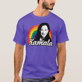 T-shirt Kamala Harris Rainbow (Devant)