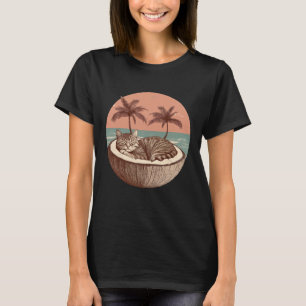 T-shirt Kamala Harris Vintage Chat Lady Cocotier Tree Vote