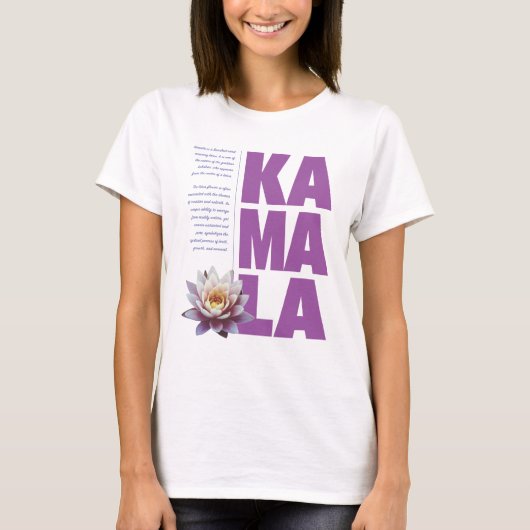 T-shirt Kamala Nom Signification (Devant)