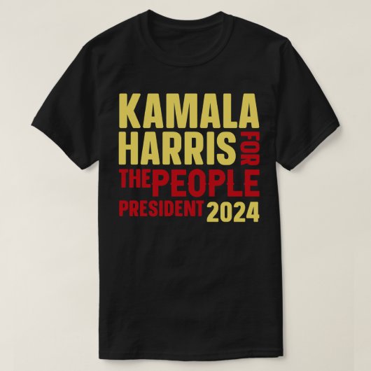 T-shirt Kamala pour le peuple (Design devant)