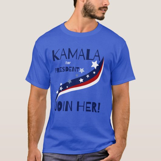 T-shirt Kamala Pour Président Rejoignez-La ! (Devant)