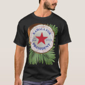 T-shirt Kamala Pour Président Vote 2024 Feuilles De Noix D (Devant)