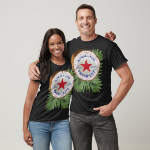 T-shirt Kamala Pour Président Vote 2024 Feuilles De Noix D