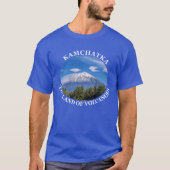 T-shirt Kamchatka the land of volcanoes (Devant)