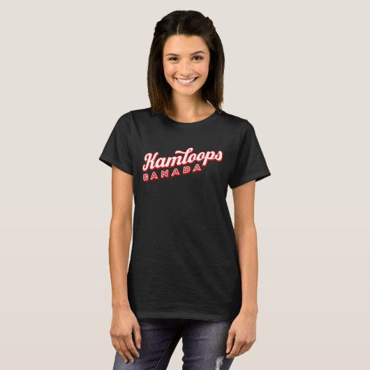 T-shirt Kamloops Canada (Devant entier)