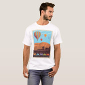 T-shirt Kanab, Utah | Ballons Et Roundup De Tunes (Devant entier)