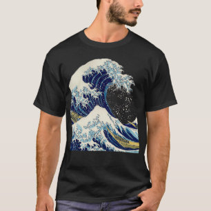 T-shirt Kanagawa Hokusai Art Japonais La Grande Vinta Vave