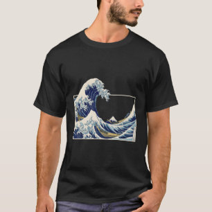 T-shirt Kanagawa Japonais La Grande Vague Esthétique