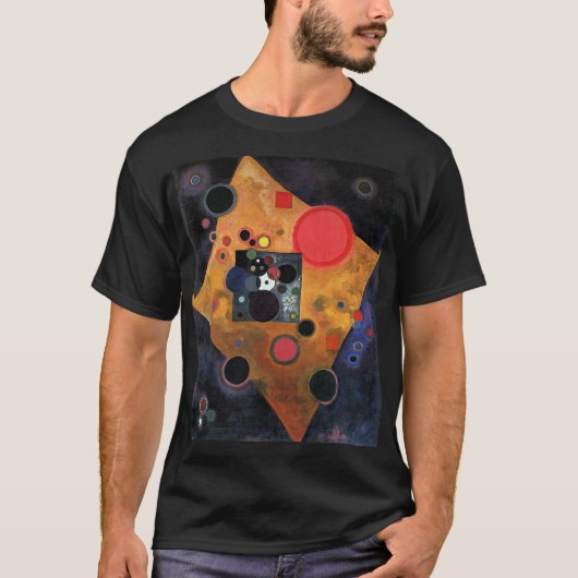T-shirt Kandinsky - Accent en rose, (Devant)