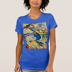 T-shirt Kandinsky Composition IV Art Abstrait Royal Blue