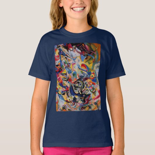 T-shirt Kandinsky Composition VII Peinture Abstraite (Devant)