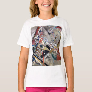 T-shirt Kandinsky En Gris Oeuvre Abstraite