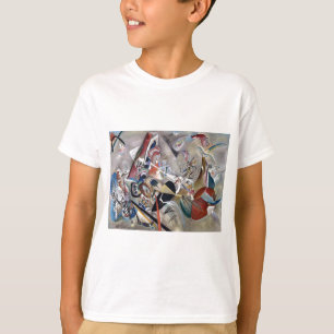 T-shirt Kandinsky En Gris Oeuvre Abstraite