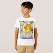 T-shirt Kandinsky jaune-rouge-bleu (Devant entier)