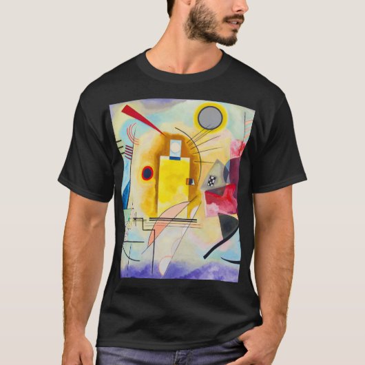 T-shirt Kandinsky jaune-rouge-bleu (Devant)