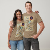 T-shirt Kandinsky Moderne Absract Art Expressionniste Pebb (Unisexe)