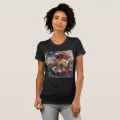 T-shirt Kandinsky Moscou I Cityscape peinture Abstraite (Devant entier)