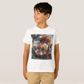 T-shirt Kandinsky Moscou I Cityscape peinture Abstraite (Devant entier)
