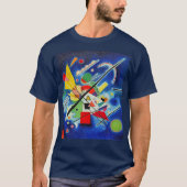 T-shirt Kandinsky - Peinture Bleue (Devant)