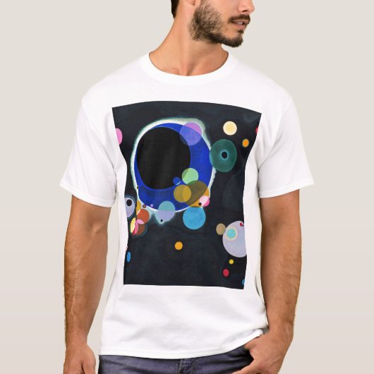 T-shirt Kandinsky Plusieurs Cercles Artwork (Devant)