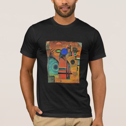 T-shirt Kandinsky - Silence marron (Devant)