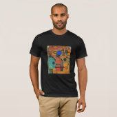 T-shirt Kandinsky - Silence marron (Devant entier)