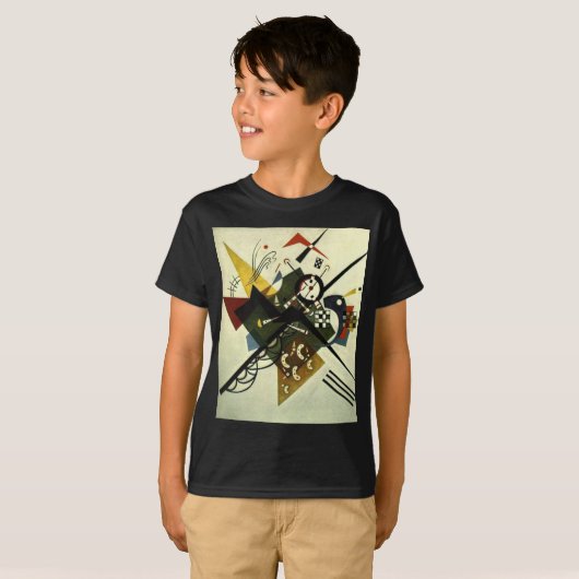 T-shirt Kandinsky Sur White II (Devant entier)