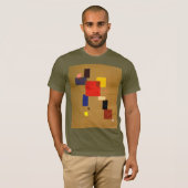 T-shirt Kandinsky Treize Rectangles peinture Abstraite (Devant entier)