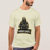 T-shirt KANENI GAMER tunisien arabe (Devant)