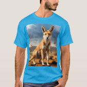 T-shirt Kangaringo australien ( Kangaroo Dingo), (Devant)