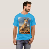 T-shirt Kangaringo australien ( Kangaroo Dingo), (Devant entier)