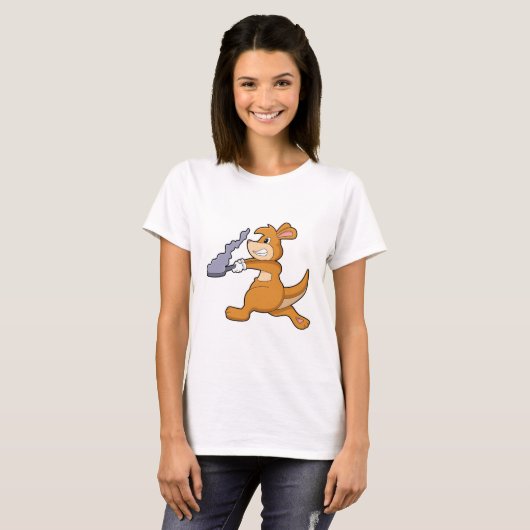 T-shirt Kangaroo as Cook (Devant entier)