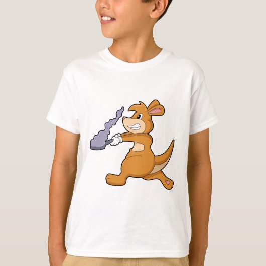 T-shirt Kangaroo as Cook (Devant)