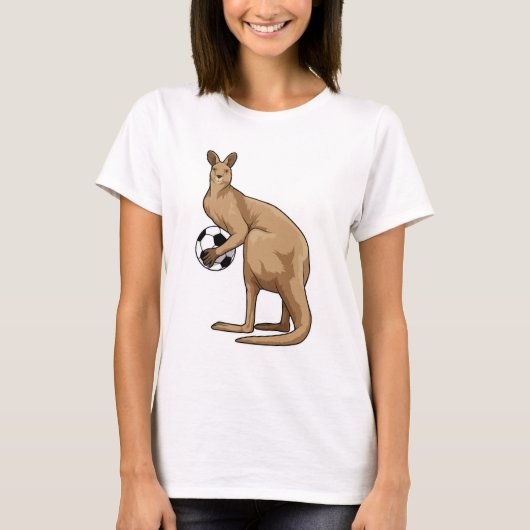 T-shirt Kangaroo at Soccer Sports (Devant)