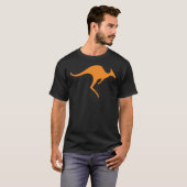 T-shirt Kangaroo, Australie, Sauvage, Logo, Artbykangaroo, (Devant entier)