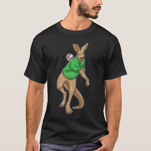 T-shirt Kangaroo Baseball (Devant)