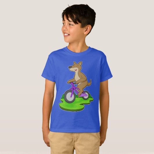 T-shirt Kangaroo Bicycle (Devant entier)