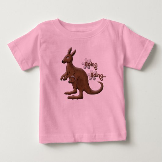 T-shirt Kangaroo Boing Boing. (Devant)