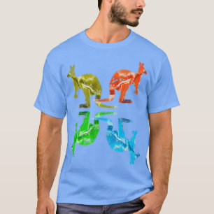 T-shirt Kangaroo coloré