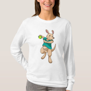T-shirt Kangaroo comme joueur de handball avec Handball