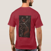 T-shirt Kangaroo & Goanna Australian Style Tee - shirts (Dos)