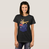 T-shirt Kangaroo In Your Pocket Australia Flag  Australia (Devant entier)