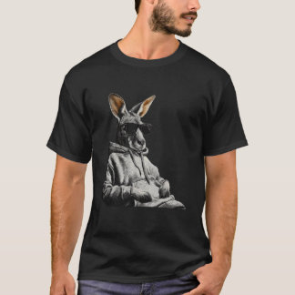 T-shirt Kangaroo Lover Wildlife Motif Wallaby Animal Graph