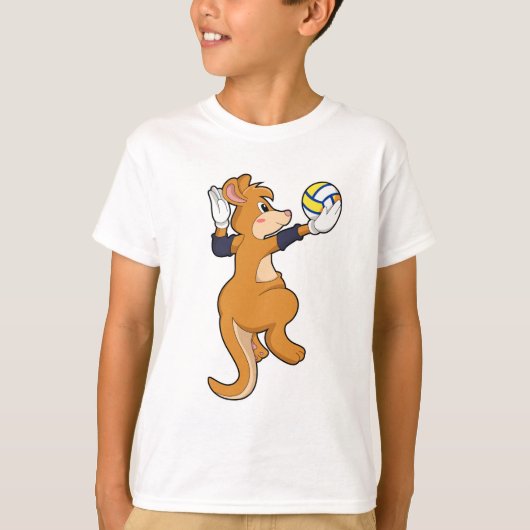 T-shirt Kangaroo pour le volleyball (Devant)