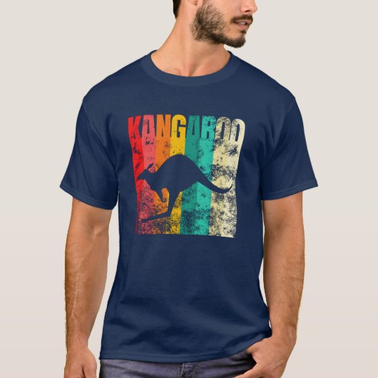 T-shirt Kangaroo Retro (Devant)