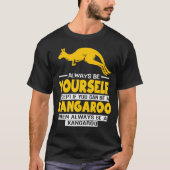 T-shirt Kangaroo Toujours Votre Pouce Joey Aussie (Devant)
