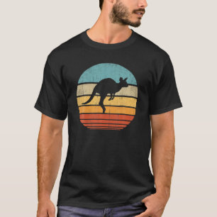 T-shirt Kangaroo Vintage 60S Les années 70 Retro Cadeaux Z