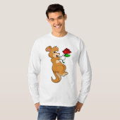T-shirt Kangaroo with Flower (Devant entier)