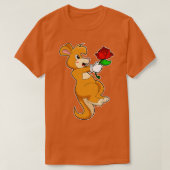 T-shirt Kangaroo with Flower (Design devant)